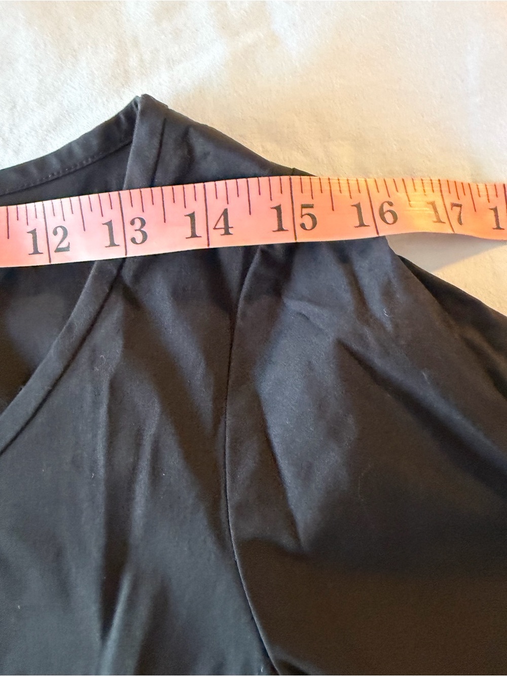 Ann Taylor Black Fit-and-Flare Midi Dress with Scoop Neck - Picture 3 of 8
